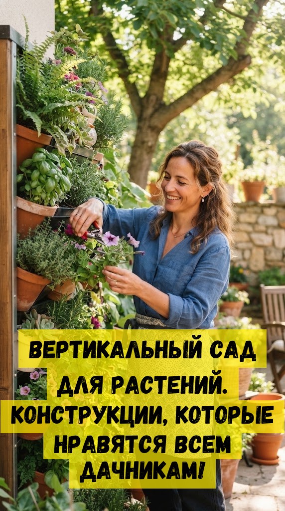 Вертикальный сад для растений. Конструкции, которые нравятся всем дачникам!