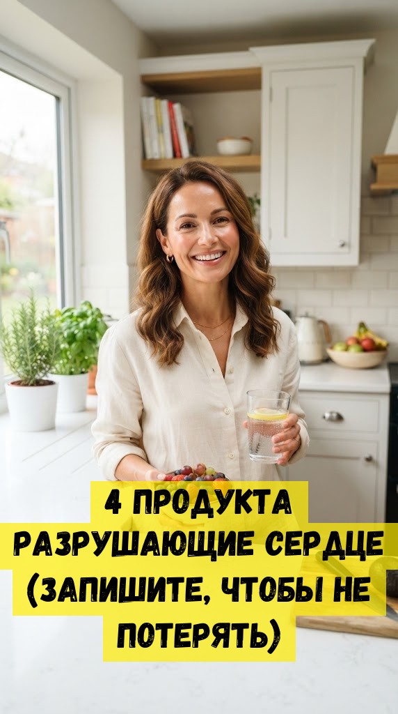 4 продукта разрушающие сердце (запишите, чтобы не потерять)