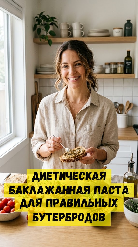 Диетическая баклажанная паста для правильных бутербродов Диетическая баклажанная паста для правильных бутербродов