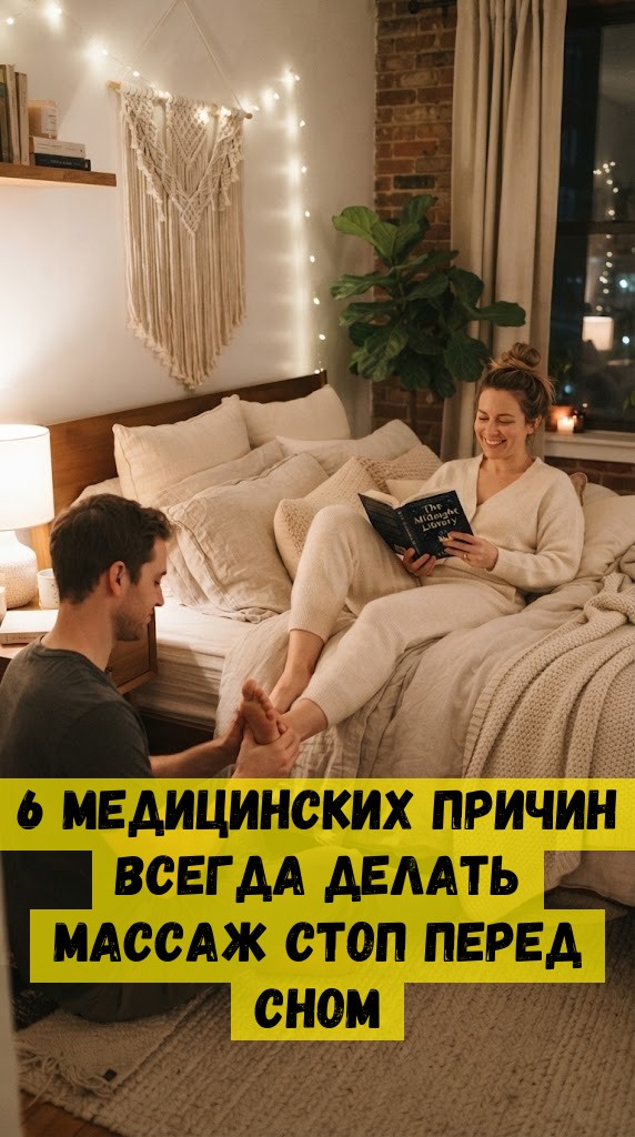 6 медицинских причин ВСЕГДА делать массаж стоп перед сном