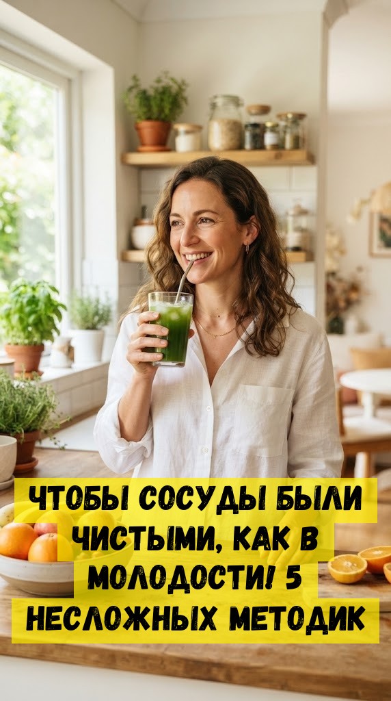 Чтобы сосуды были чистыми, как в молодости! 5 несложных методик