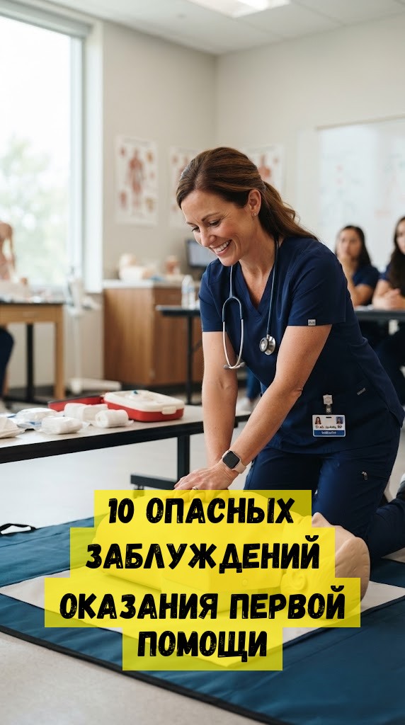10 опасных заблуждений оказания первой помощи