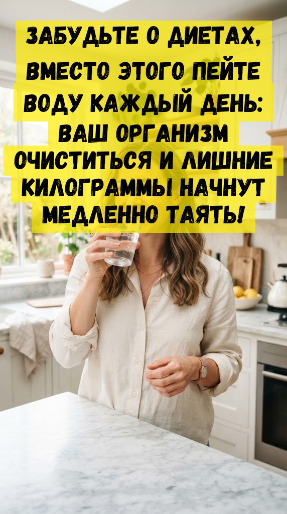 Забудьте о диетах, вместо этого пейте воду каждый день: ваш организм очиститься и лишние килограммы начнут медленно таять! Забудьте о диетах, вместо этого пейте воду каждый день: ваш организм очиститься и лишние килограммы начнут медленно таять!
