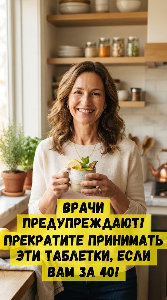 Врачи предупреждают! Прекратите принимать эти Таблетки, если Вам за 40!