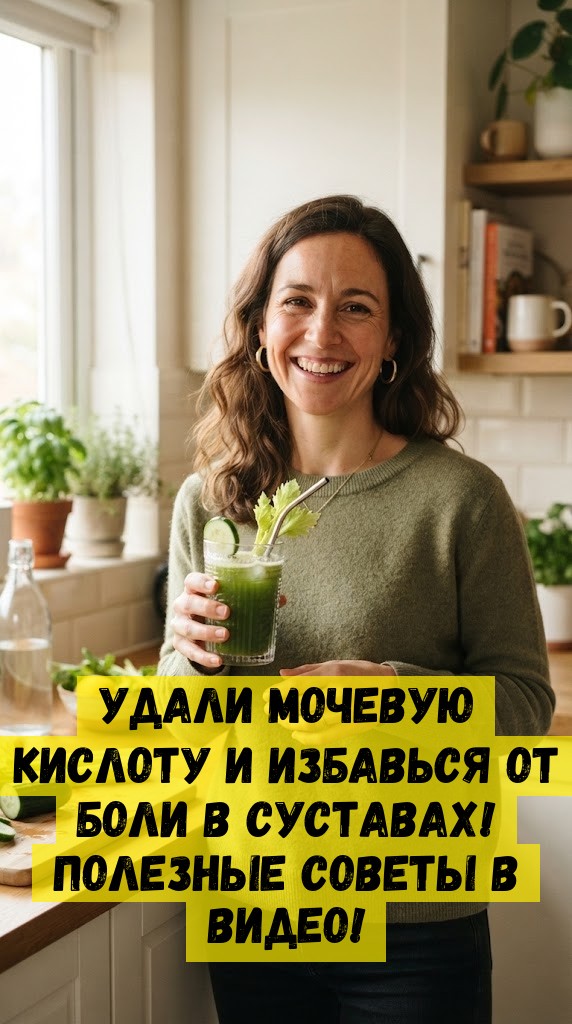 Удали мочевую кислоту и избавься от боли в суставах! Полезные советы в ВИДЕО!