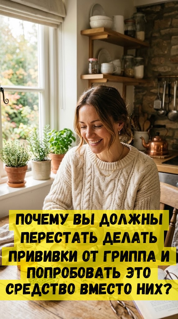 Почему вы должны перестать делать прививки от гриппа и попробовать это средство вместо них?