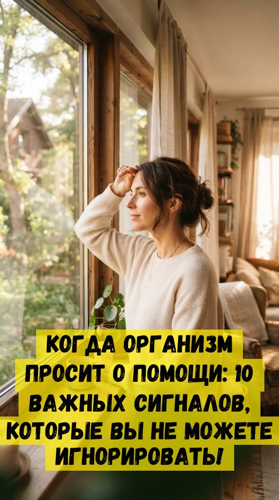 Когда организм просит о помощи: 10 важных сигналов, которые вы не можете игнорировать! Когда организм просит о помощи: 10 важных сигналов, которые вы не можете игнорировать!
