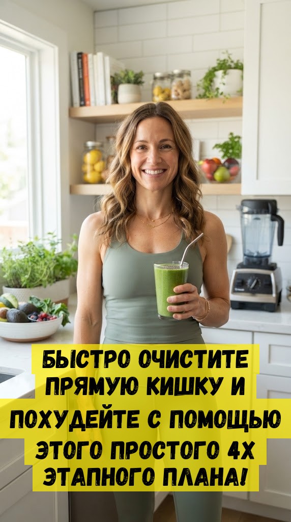 Быстро очистите прямую кишку и похудейте с помощью этого простого 4х этапного плана!