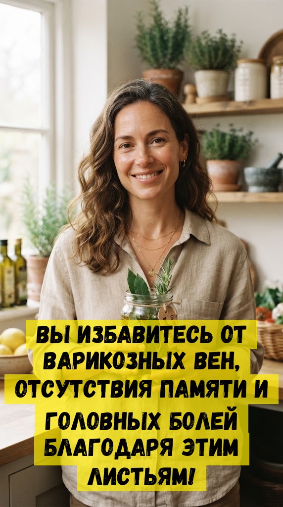 Вы избавитесь от варикозных вен, отсутствия памяти и головных болей благодаря этим листьям!