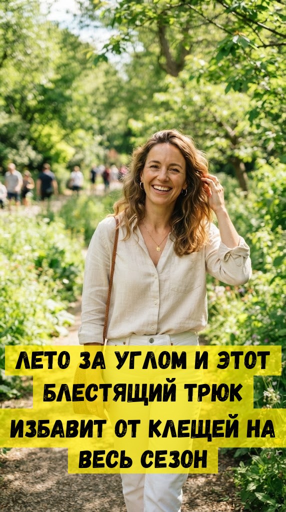 Лето за углом и этот блестящий трюк избавит от клещей на весь сезон Лето за углом и этот блестящий трюк избавит от клещей на весь сезон