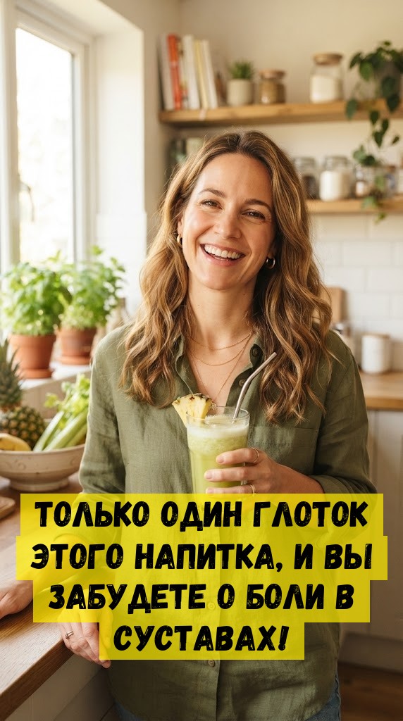 Только один глоток этого напитка, и вы забудете о боли в суставах!