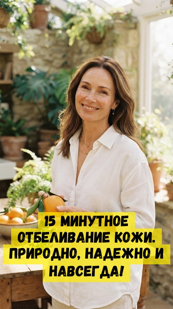 15 минутное отбеливание кожи. Природно, надежно и навсегда!