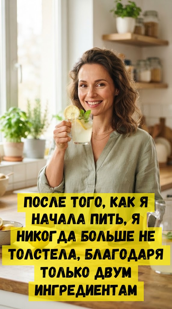 После того, как я начала пить, я никогда больше не толстела, благодаря только двум ингредиентам После того, как я начала пить, я никогда больше не толстела, благодаря только двум ингредиентам