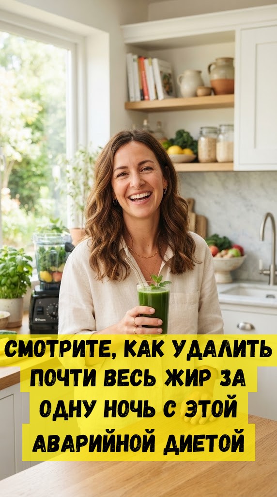Смотрите, как удалить почти весь жир за одну ночь с этой аварийной диетой