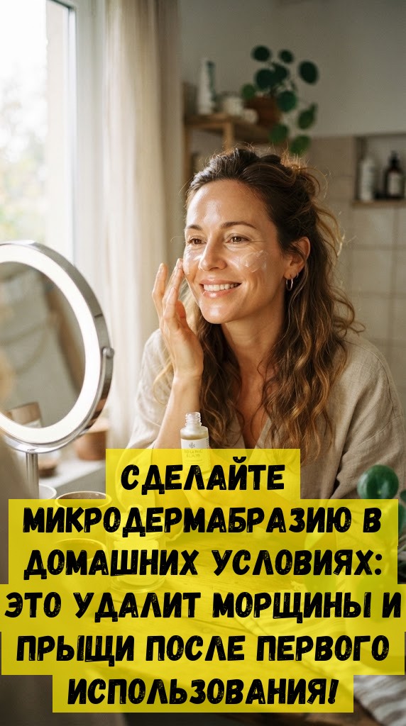 Сделайте микродермабразию в домашних условиях: это удалит морщины и прыщи после первого использования! Сделайте микродермабразию в домашних условиях: это удалит морщины и прыщи после первого использования!