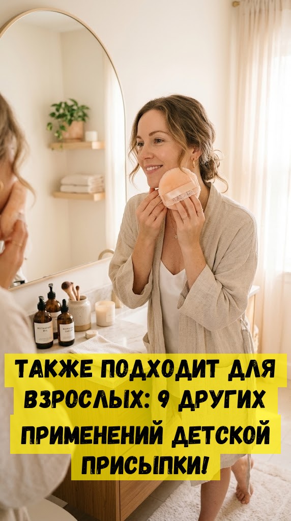 Также подходит для взрослых: 9 других применений детской присыпки!