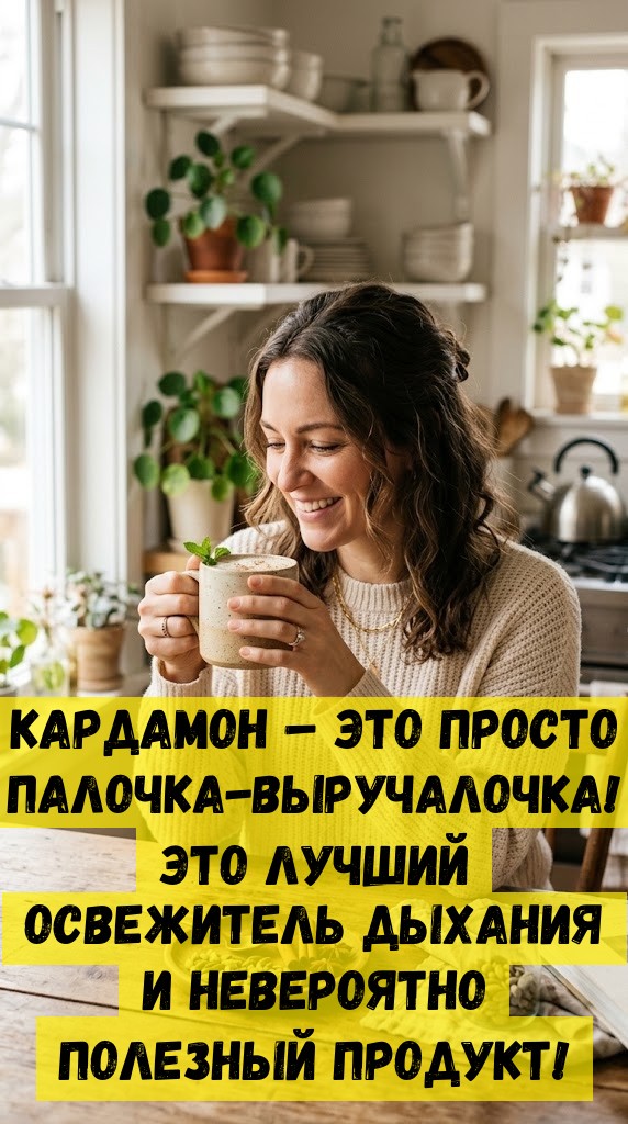 Кардамон – это просто палочка-выручалочка! Это лучший освежитель дыхания и невероятно полезный продукт! Кардамон – это просто палочка-выручалочка! Это лучший освежитель дыхания и невероятно полезный продукт!