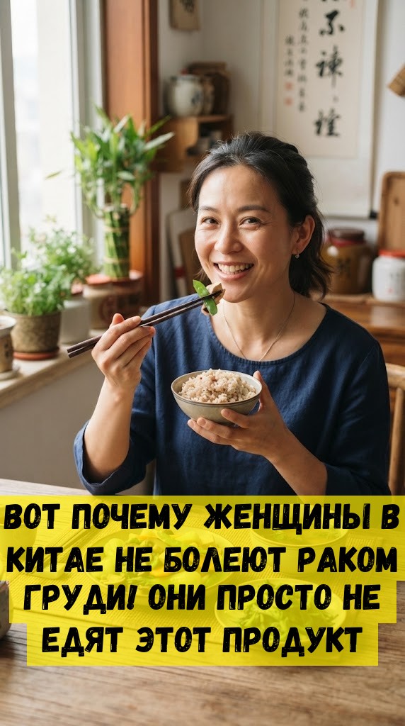 Вот Почему Женщины В Китае Не Болеют Раком Груди! Они Просто Не Едят Этот Продукт