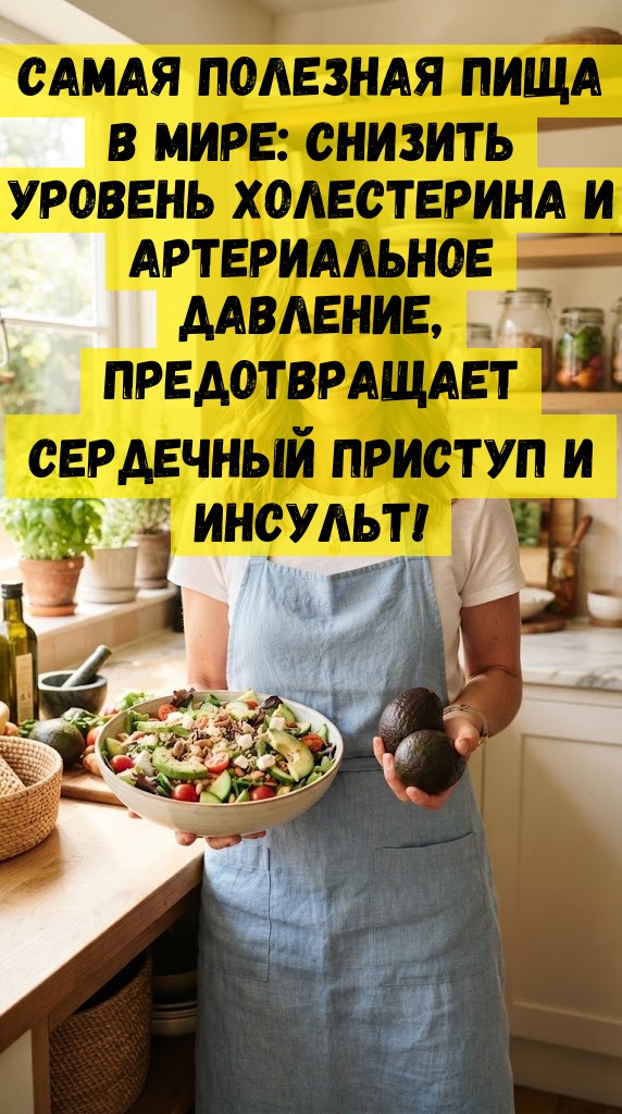 Самая полезная пища в мире: снизить уровень холестерина и артериальное давление, предотвращает сердечный приступ и инсульт!