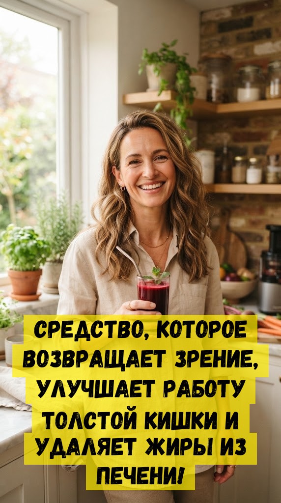 Средство, которое возвращает зрение, улучшает работу толстой кишки и удаляет жиры из печени!