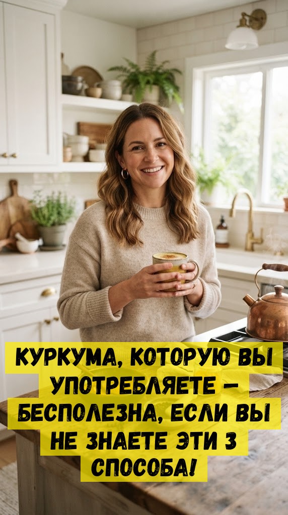 Куркума, которую вы употребляете &mdash; бесполезна, если вы не знаете эти 3 способа!