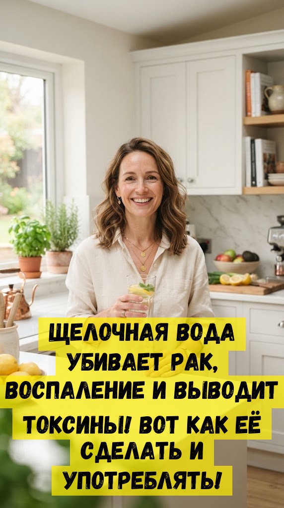 Щелочная вода убивает рак, воспаление и выводит токсины! Вот как её сделать и употреблять!
