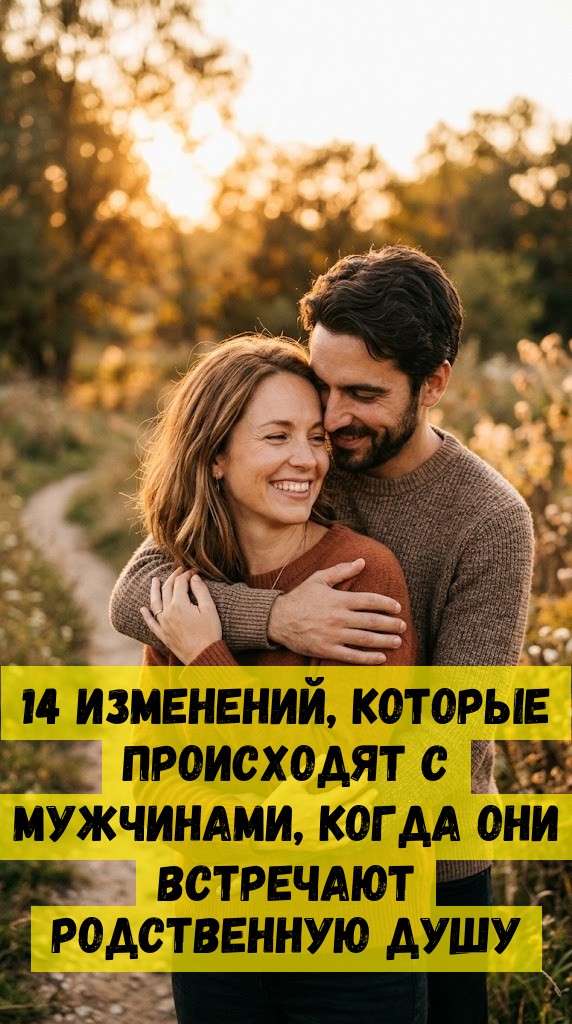 14 изменений, которые происходят с мужчинами, когда они встречают родственную душу