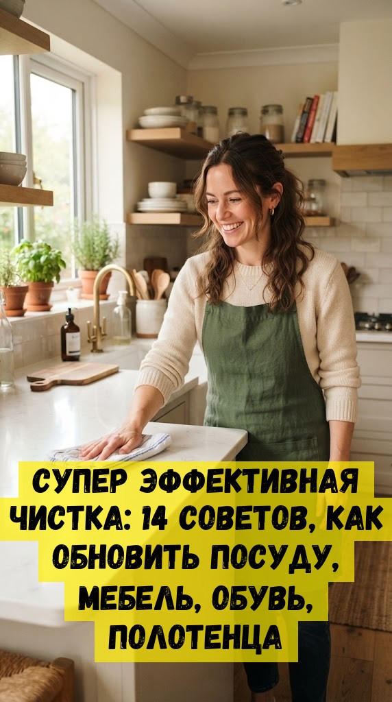 Супер эффективная чистка: 14 советов, как обновить посуду, мебель, обувь, полотенца