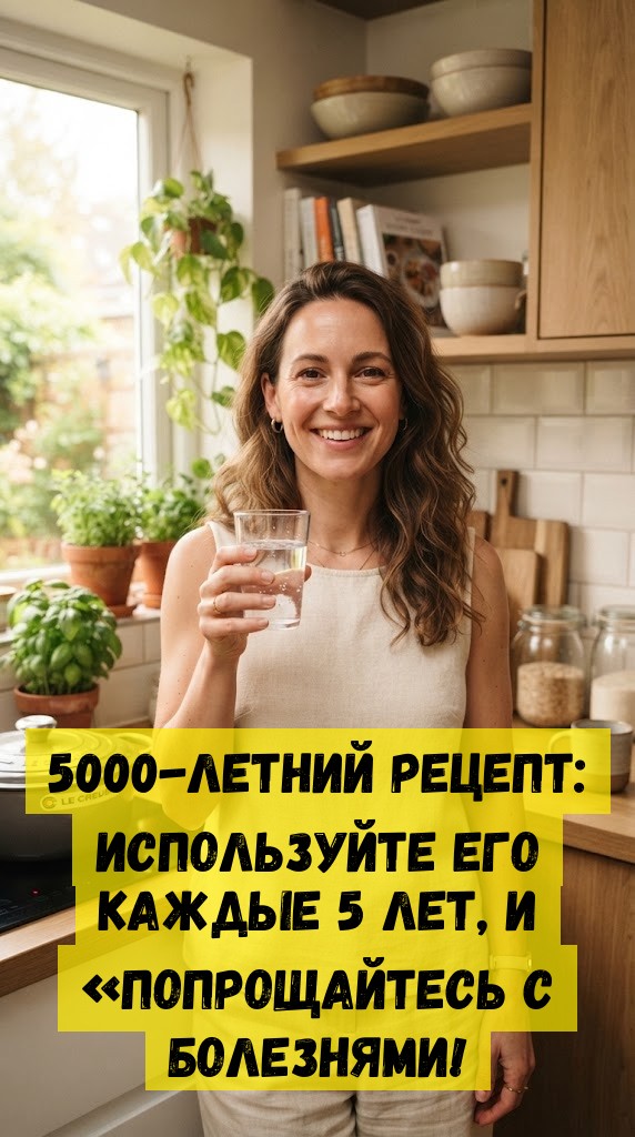 5000-летний рецепт: Используйте его каждые 5 лет, и «попрощайтесь с болезнями! 5000-летний рецепт: Используйте его каждые 5 лет, и «попрощайтесь с болезнями!