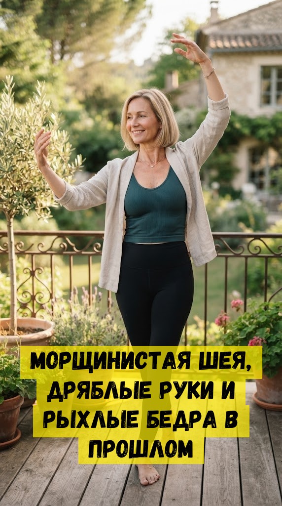 Морщинистая шея, дряблые руки и рыхлые бедра в прошлом