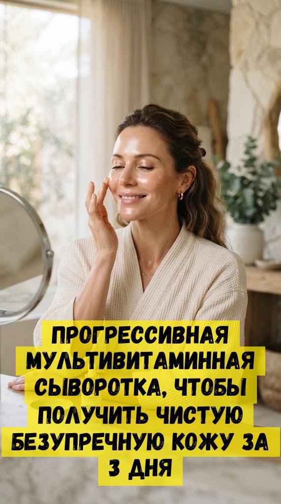Прогрессивная мультивитаминная сыворотка, чтобы получить чистую безупречную кожу за 3 дня Прогрессивная мультивитаминная сыворотка, чтобы получить чистую безупречную кожу за 3 дня