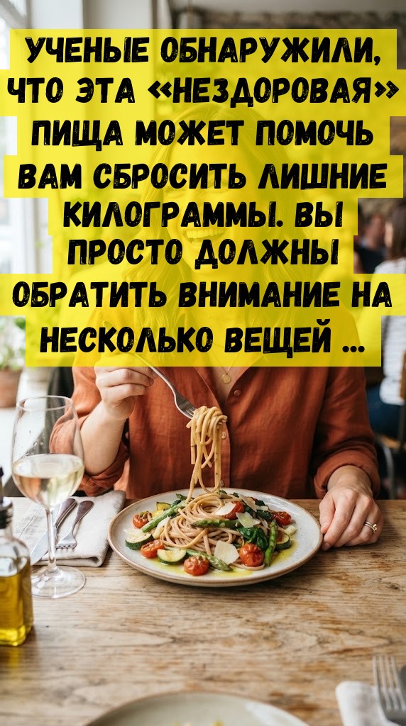 Ученые обнаружили, что эта «нездоровая» пища может помочь вам сбросить лишние килограммы. Вы просто должны обратить внимание на несколько вещей ... Ученые обнаружили, что эта «нездоровая» пища может помочь вам сбросить лишние килограммы. Вы просто должны обратить внимание на несколько вещей ...