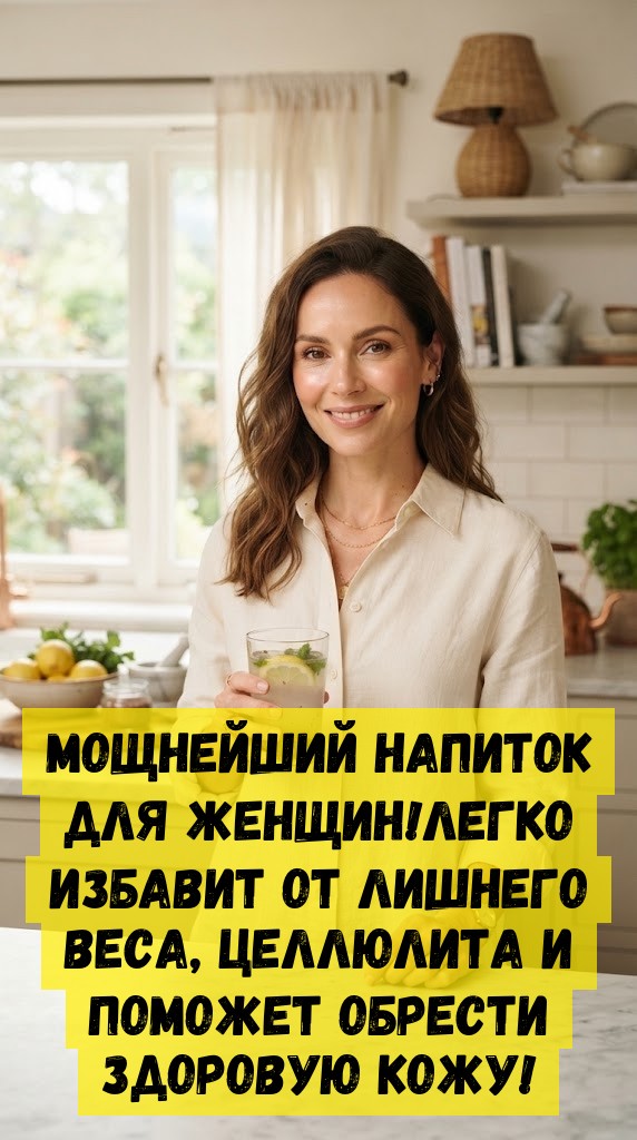Мощнейший напиток для женщин!Легко избавит от лишнего веса, целлюлита и поможет обрести здоровую кожу! Мощнейший напиток для женщин!Легко избавит от лишнего веса, целлюлита и поможет обрести здоровую кожу!