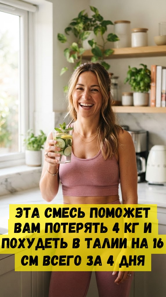 Эта смесь поможет вам потерять 4 кг и похудеть в талии на 16 см всего за 4 дня Эта смесь поможет вам потерять 4 кг и похудеть в талии на 16 см всего за 4 дня