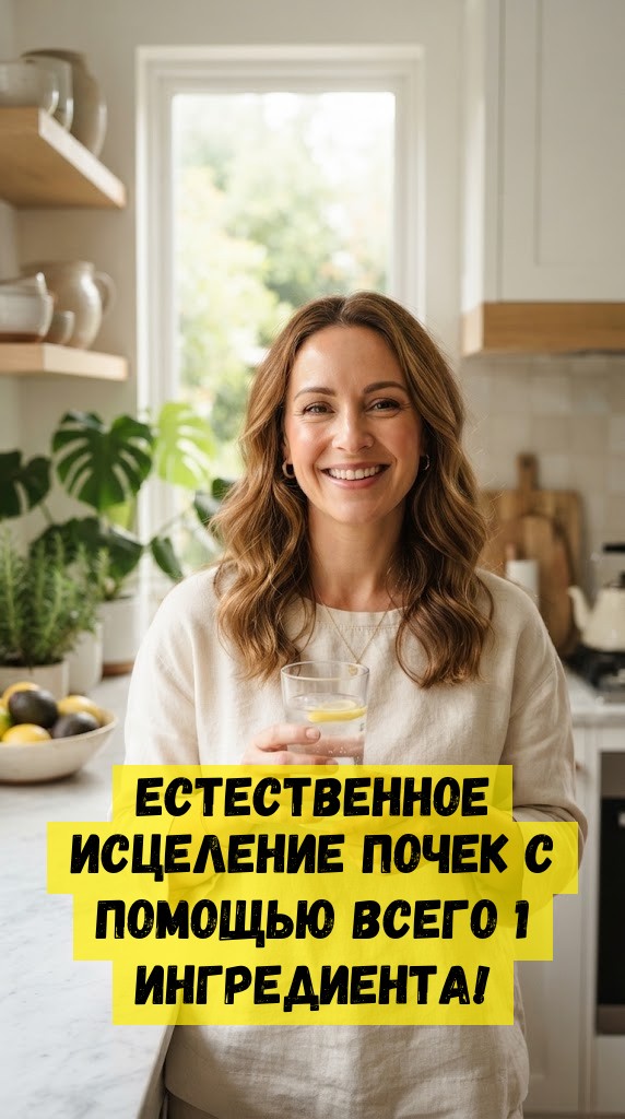 Естественное исцеление почек с помощью всего 1 ингредиента!