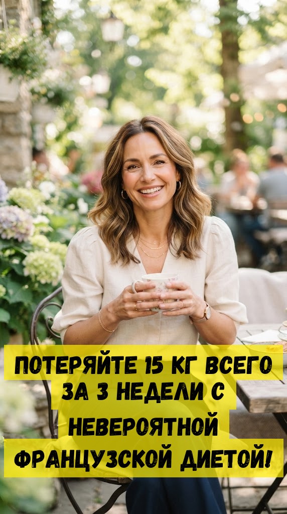 Потеряйте 15 кг всего за 3 недели с невероятной французской диетой!