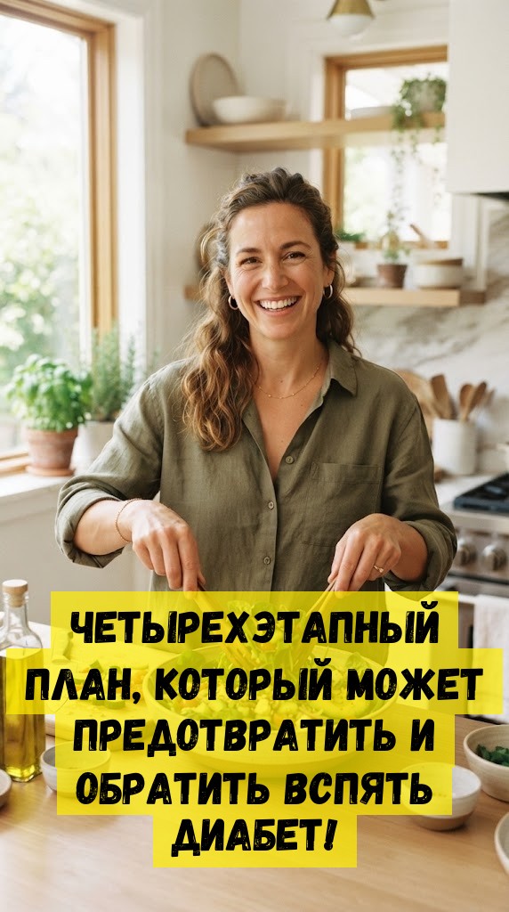 Четырехэтапный план, который может предотвратить и обратить вспять диабет!