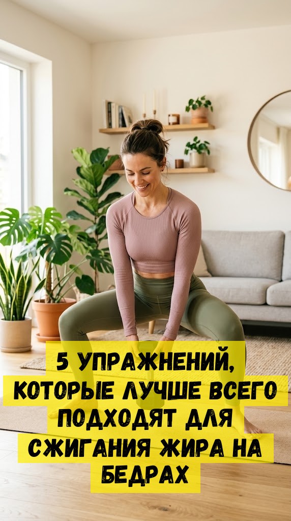 5 упражнений, которые лучше всего подходят для сжигания жира на бедрах