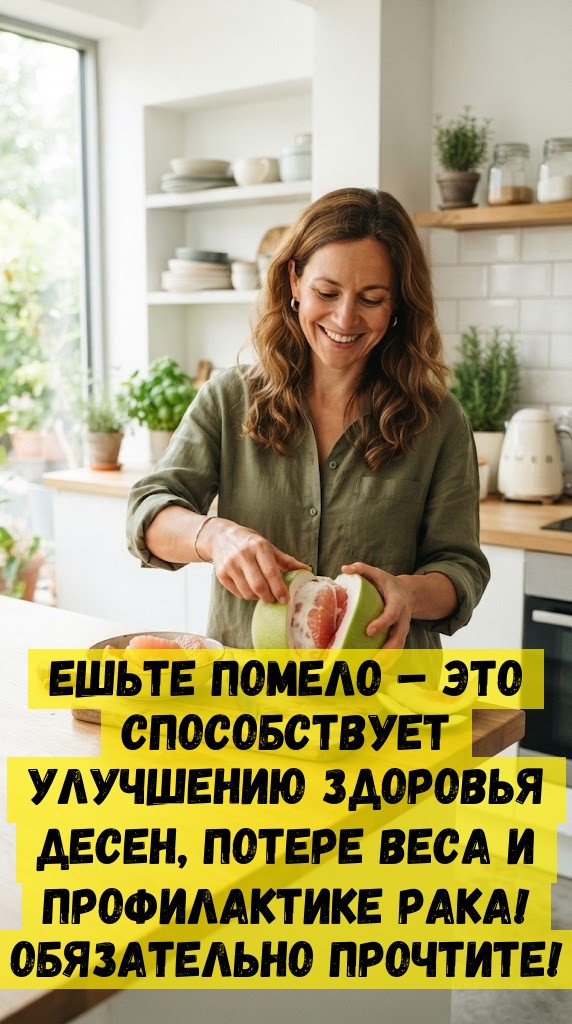 Ешьте помело &ndash; это способствует улучшению здоровья десен, потере веса и профилактике рака! Обязательно прочтите!