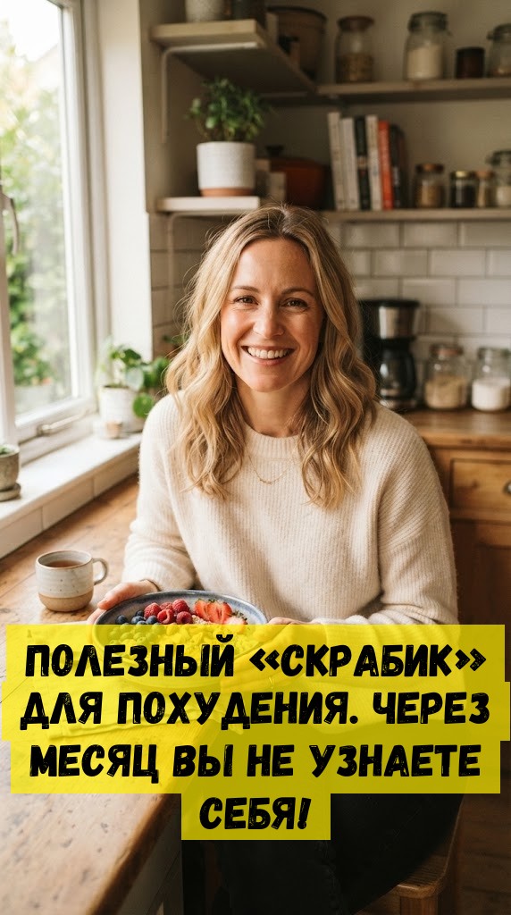 Полезный &laquo;скрабик&raquo; для похудения. Через месяц Вы не узнаете себя!