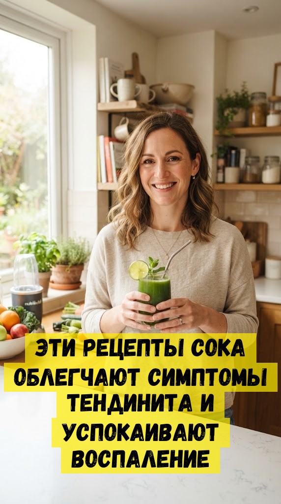Эти рецепты сока облегчают симптомы тендинита и успокаивают воспаление