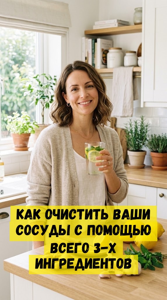 Как очистить ваши сосуды с помощью всего 3-х ингредиентов Как очистить ваши сосуды с помощью всего 3-х ингредиентов