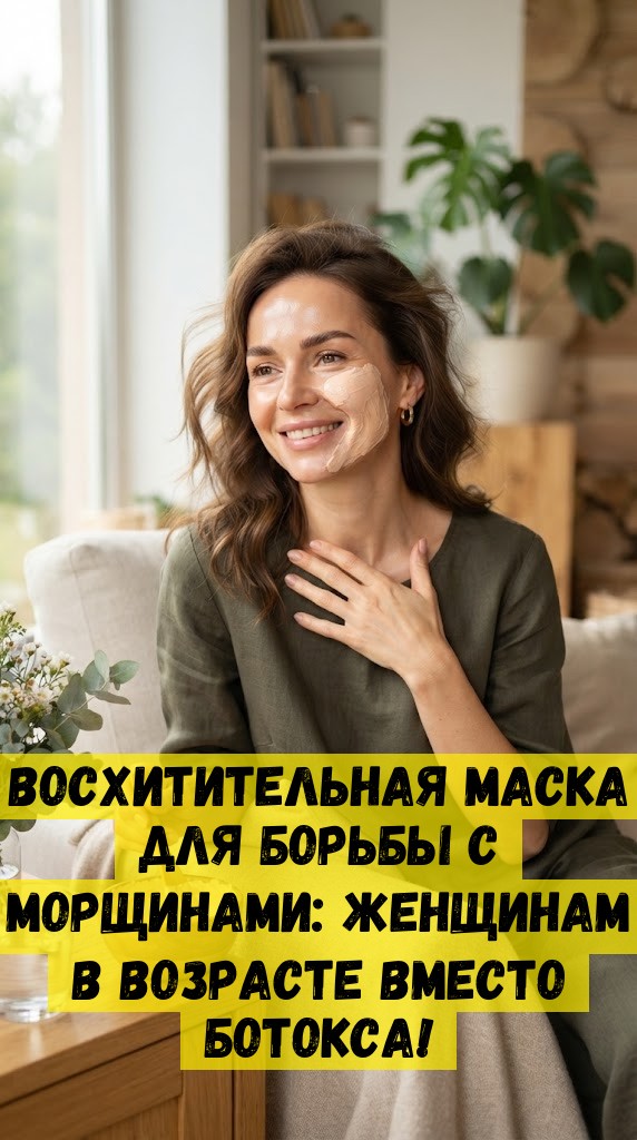 Восхитительная Маска для борьбы с морщинами: Женщинам в возрасте вместо ботокса! Восхитительная Маска для борьбы с морщинами: Женщинам в возрасте вместо ботокса!