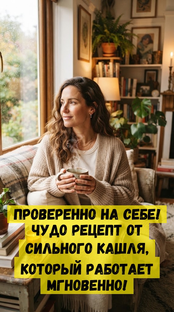 Проверенно на себе! Чудо рецепт от сильного кашля, который работает мгновенно!