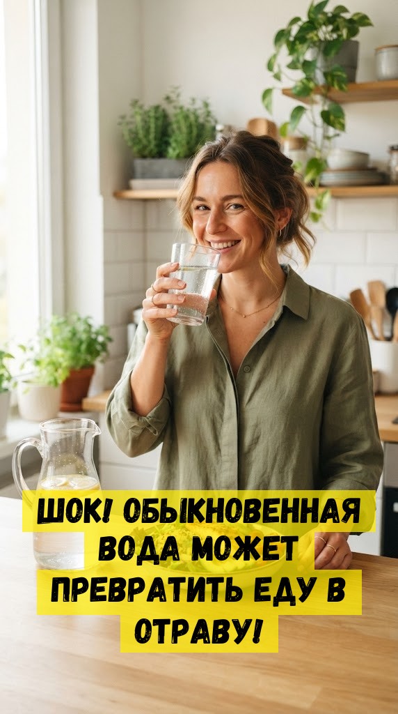 Шок! Обыкновенная Вода Может Превратить Еду В Отраву!