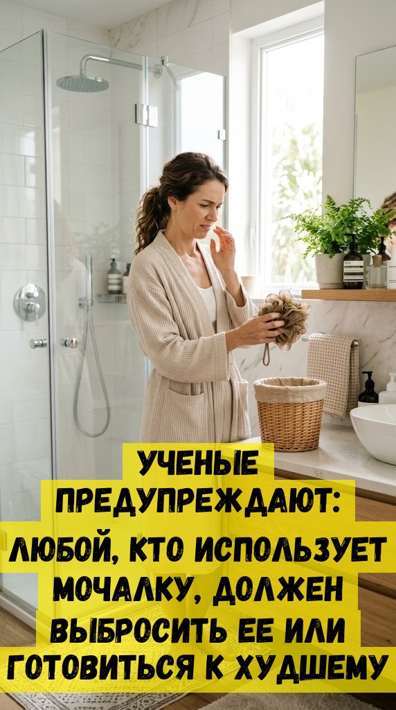 Ученые предупреждают: любой, кто использует мочалку, должен выбросить ее или готовиться к худшему