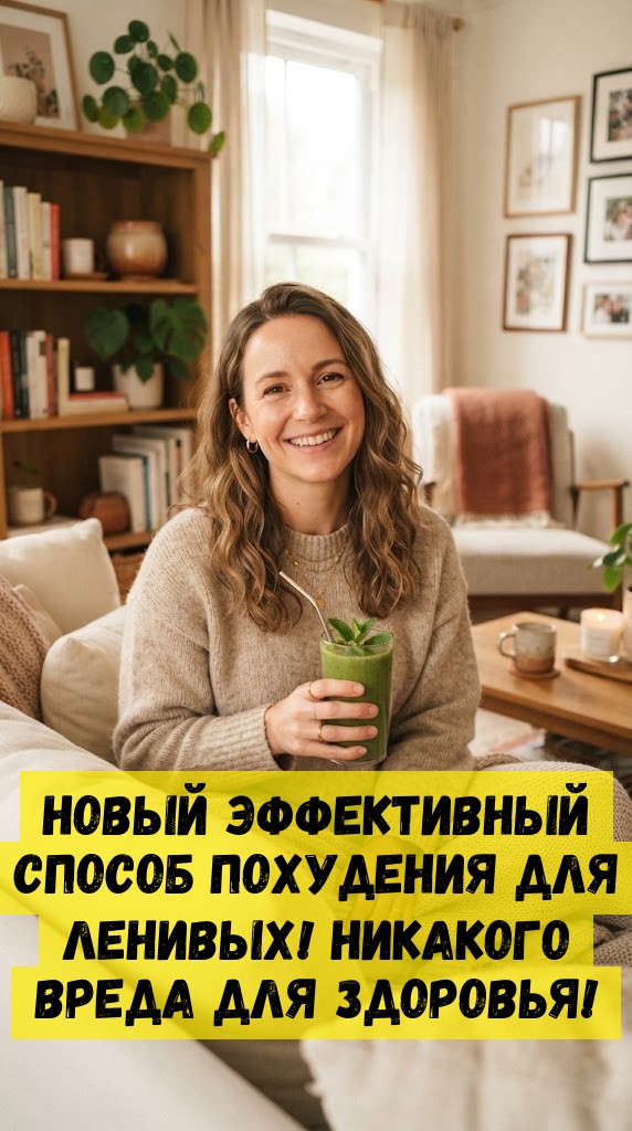 Новый эффективный способ похудения для ленивых! Никакого вреда для здоровья!