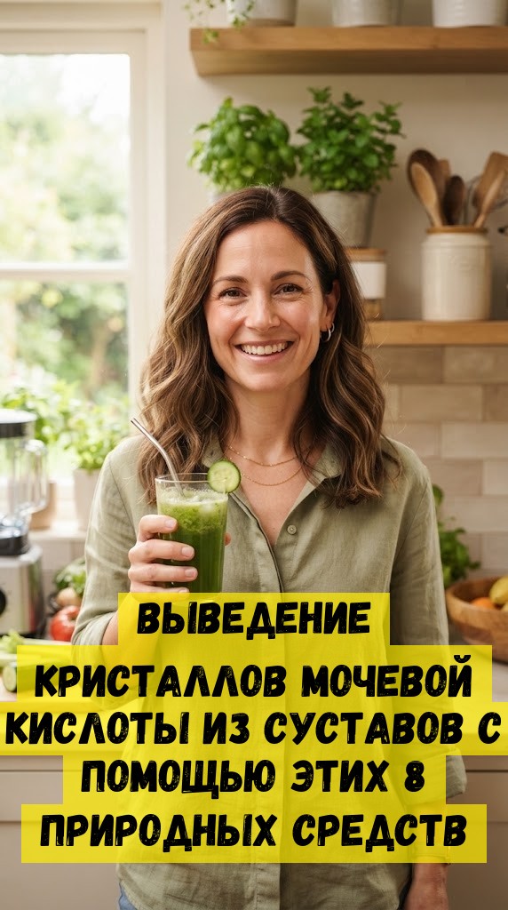 Выведение кристаллов мочевой кислоты из суставов с помощью этих 8 природных средств