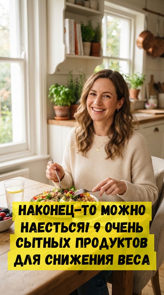 Наконец-то можно наесться! 9 очень сытных продуктов для снижения веса