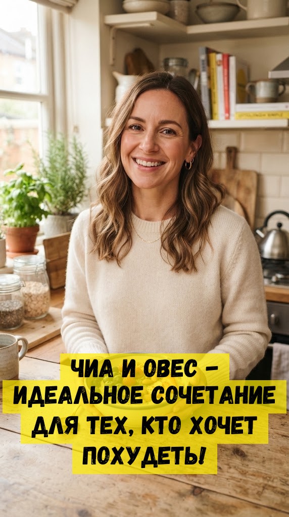 Чиа и овес - идеальное сочетание для тех, кто хочет похудеть!